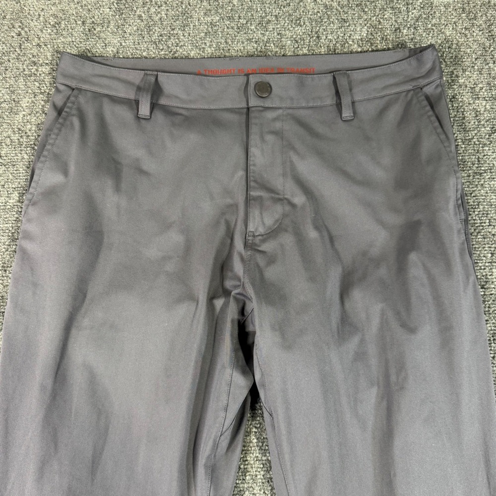 Rhone Commuter Jogger Pants Mens 32 Charcoal Gray Zipper Cuff 100594 Slim Fit